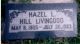 Hazel Hill Headstone