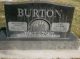 Lee Clark Burton & Mildred Jones Headstone