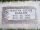 Martha Louise Barlow