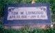 Tom Wesley Livingood Headstone